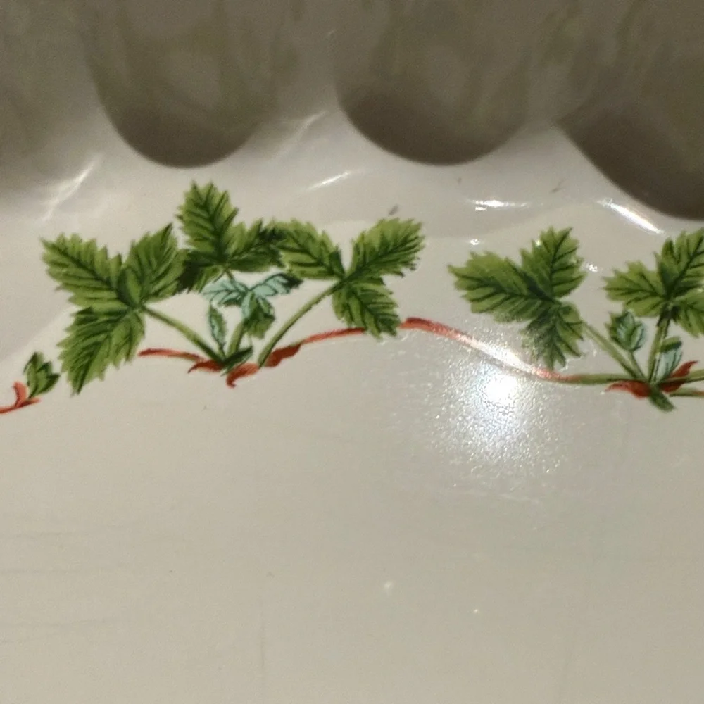 Portmeirion Summer Strawberries Quiche Dish Discontinued
